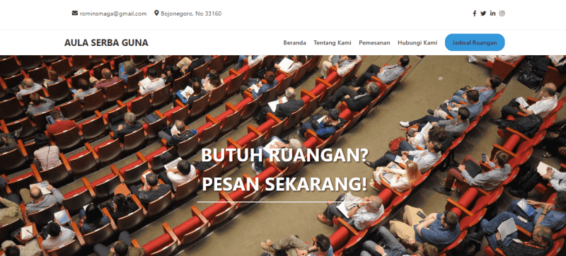 Aula Booking Website